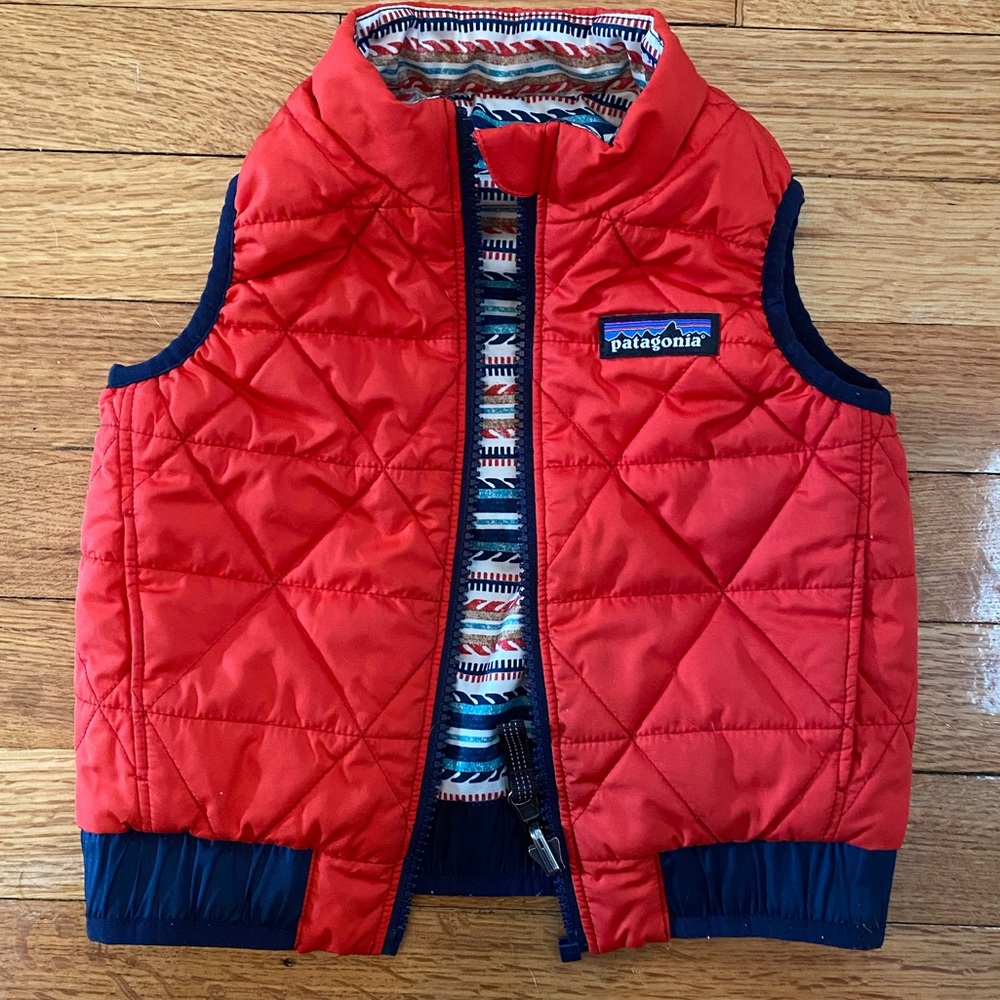 Patagonia Reversible Baby Vest - 12-18M